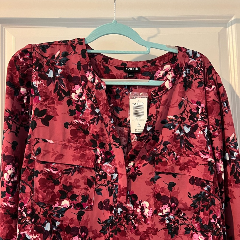 Torrid floral dress size 2